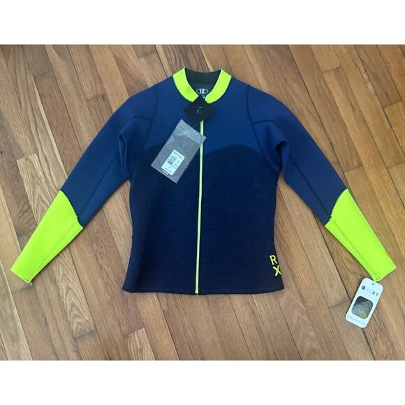 Roxy XY Girls 2mm Front Zip Neoprene Jacket Size 12 - Picture 1 of 6